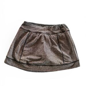 Women’s Tek Gear Grey Black Striped Athletic Tennis Skort size S